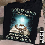 Diamond cross, Bible, God is good all the time - Jesus Apparel