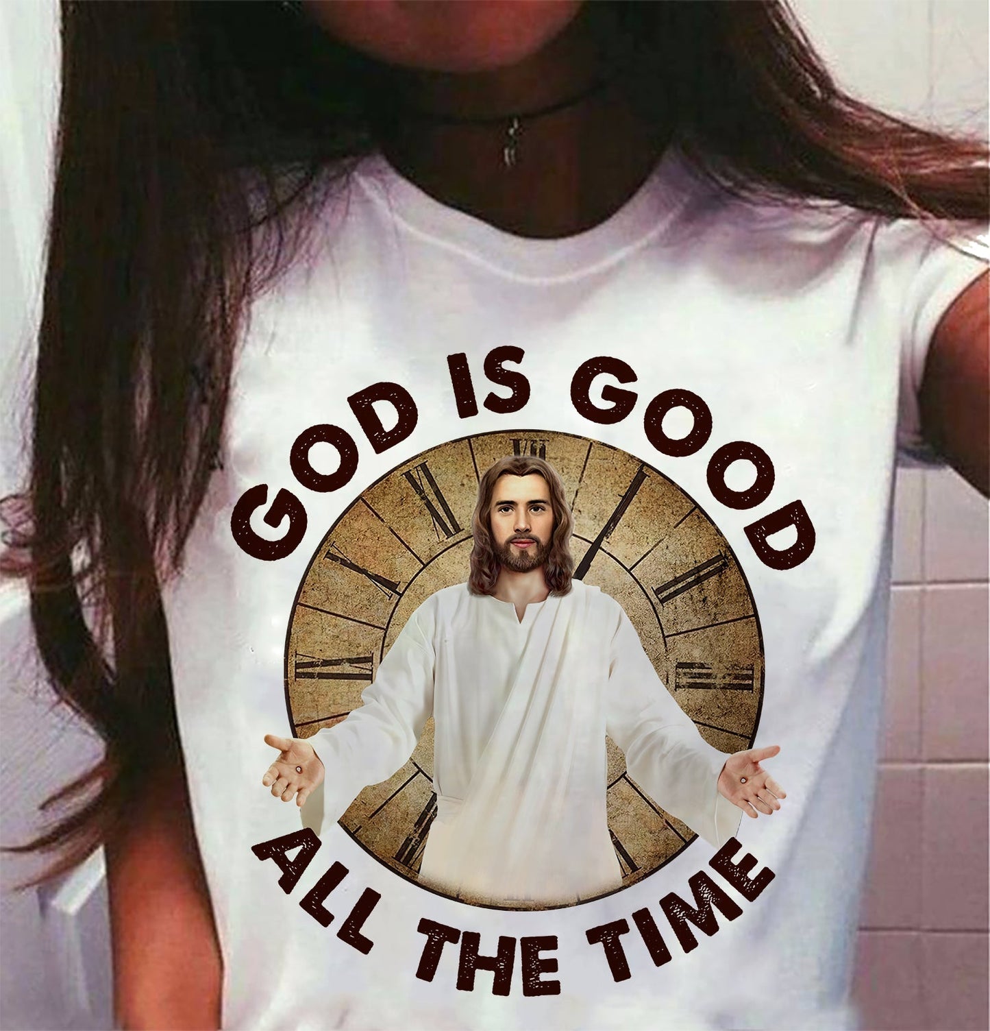Jesus, Pray, Christian - God is good all the time Apparel