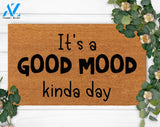 Good Mood Kinda Day-Christmas-Best Friend Gift-Welcome Doormat-Custom Christmas Doormat-Closing Gif-Housewarming