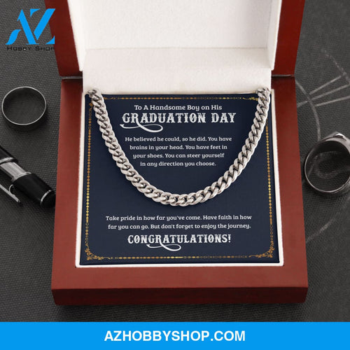 Graduation - Faith In You - Cuban Link Chain