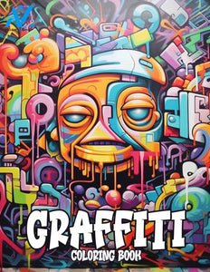 Graffiti 30 Pages Printable Coloring Book