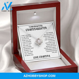 Granddaughter - Be Strong - Love Knot Necklace