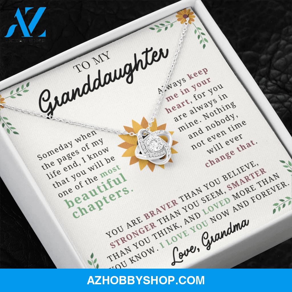 Granddaughter - Beautiful Chapters Knot Necklace