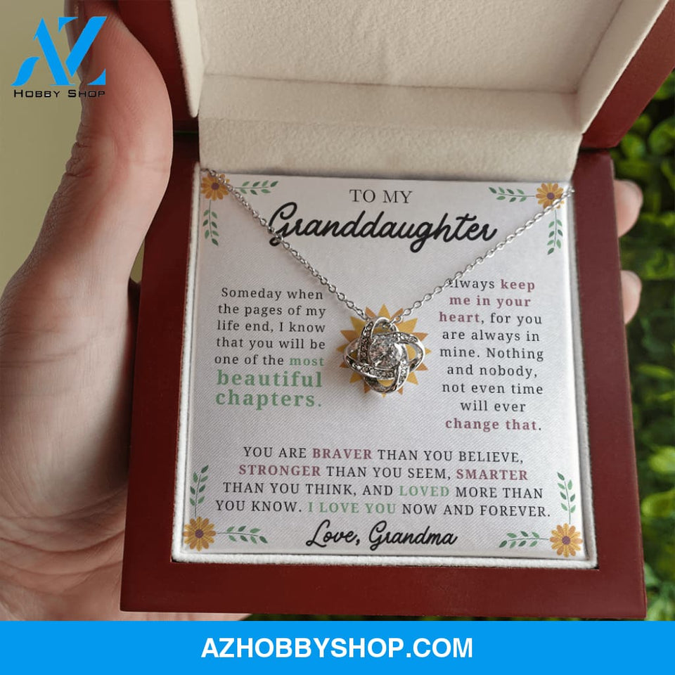 Granddaughter - Beautiful Chapters Knot Necklace