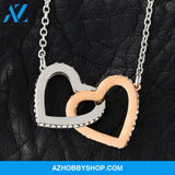 Granddaughter - Great Granddaughter - Interlocking Hearts Necklace