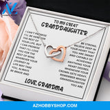 Granddaughter - Great Granddaughter - Interlocking Hearts Necklace