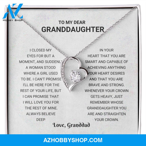 Granddaughter - Just Remember - Forever Love Necklace