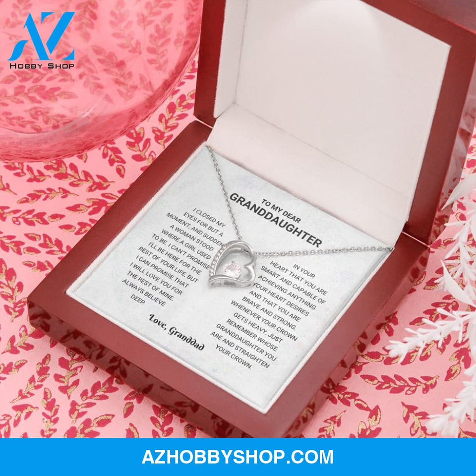 Granddaughter - Just Remember - Forever Love Necklace