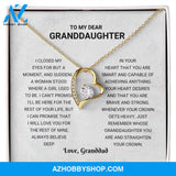 Granddaughter - Just Remember - Forever Love Necklace
