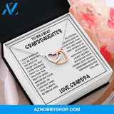 Granddaughter - Piece Of Heart - Interlocking Hearts Necklace