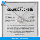 Granddaughter - Straighten Your Crown - Love Knot Necklace