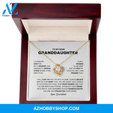 Granddaughter - Straighten Your Crown - Love Knot Necklace