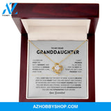 Granddaughter - Straighten Your Crown - Love Knot Necklace