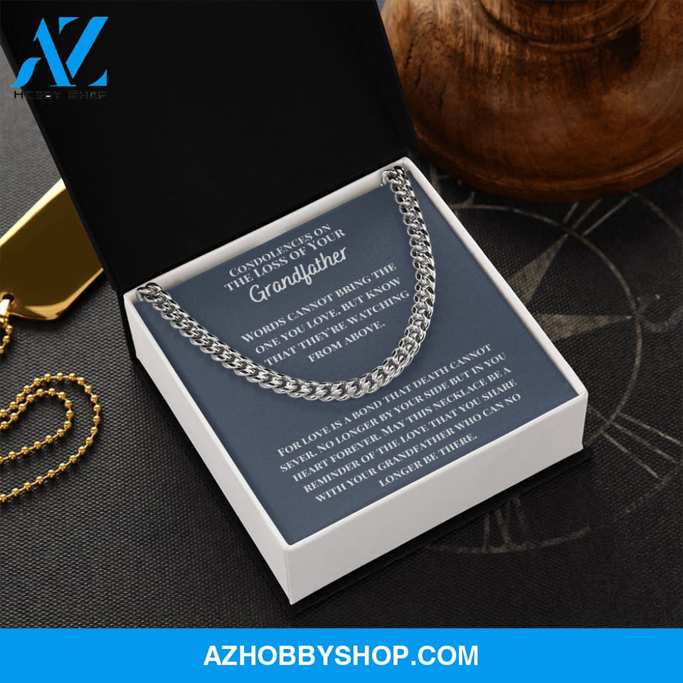 Grandfather - Love Is A Bond - Cuban Link Chain