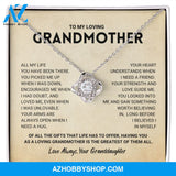 Grandmother Gift from Granddaughter - Love Knot Necklace