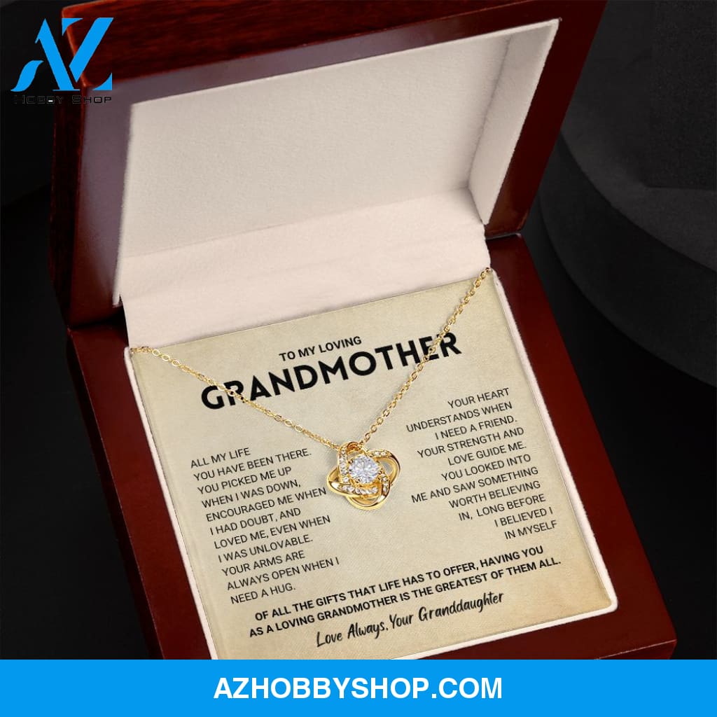 Grandmother - The Greatest - Love Knot Necklace