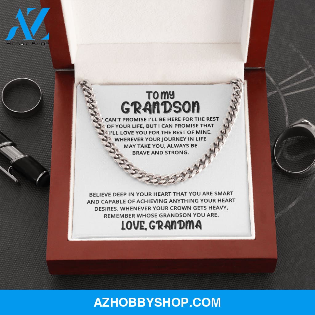 Grandson - Always Be Strong - Cuban Link Chain