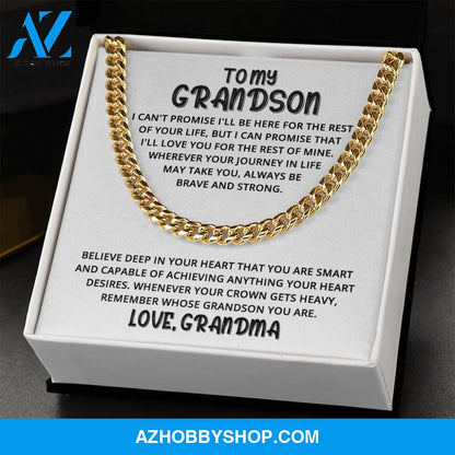 Grandson - Always Be Strong - Cuban Link Chain