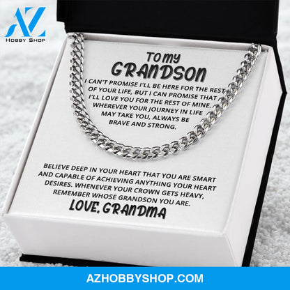 Grandson - Always Be Strong - Cuban Link Chain