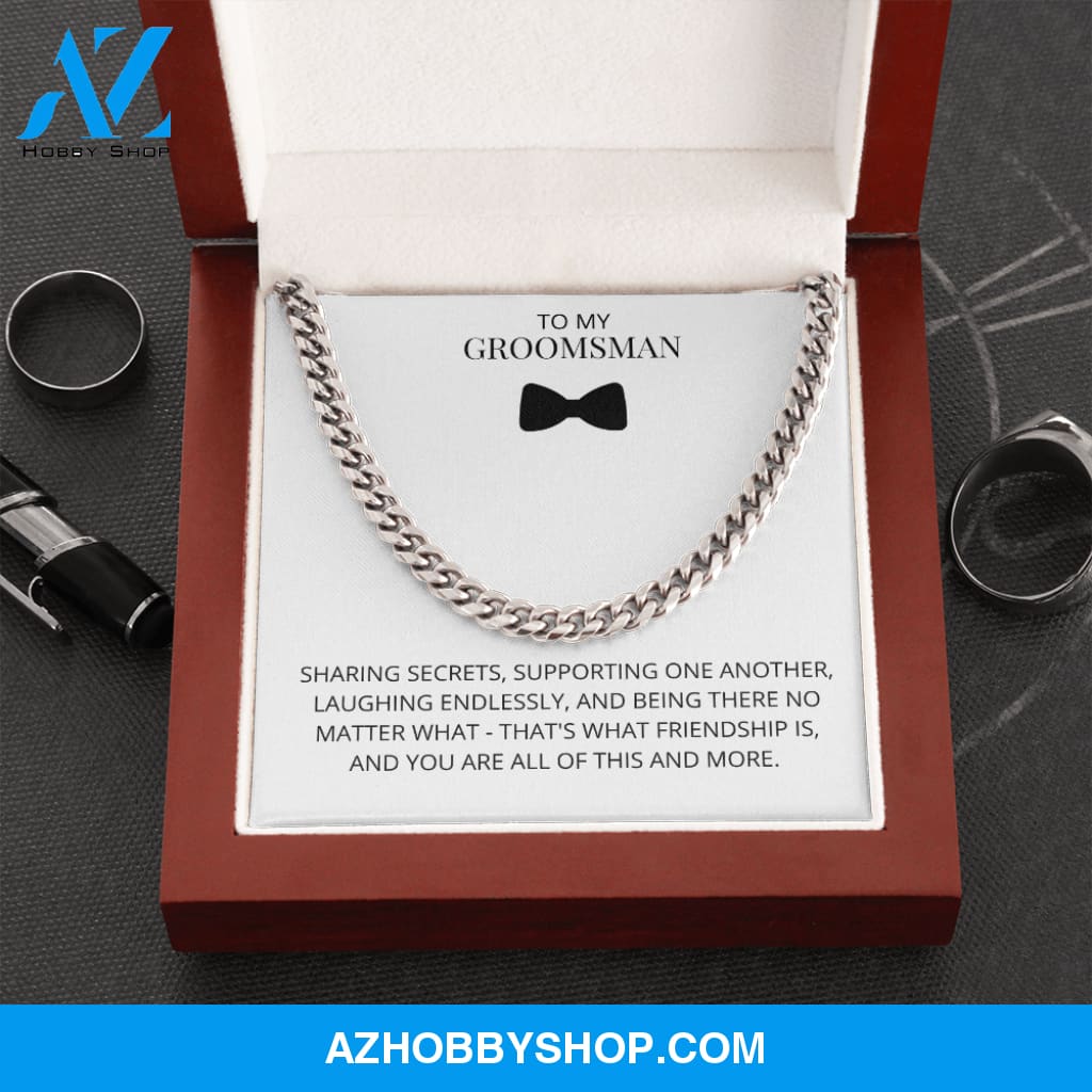 Groomsman - Sharing Secrets - Cuban Link Chain