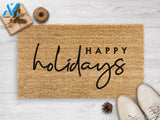 Happy Holidays Doormat - Christmas Door Mat - New Home Gift - Holiday Season - Housewarming Gift- Christmas Decor -