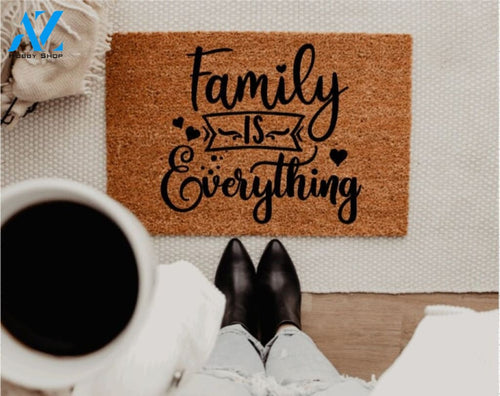 Heartful Housewarming Gift Wedding Gift Custom Doormat Personalized Doormat Closing Gift Welcome Front Door