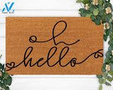 Hello Doormat-Custom Birthday Present- Christmas-Camping-Engagement- Cute Decoration-Anniversary celebration