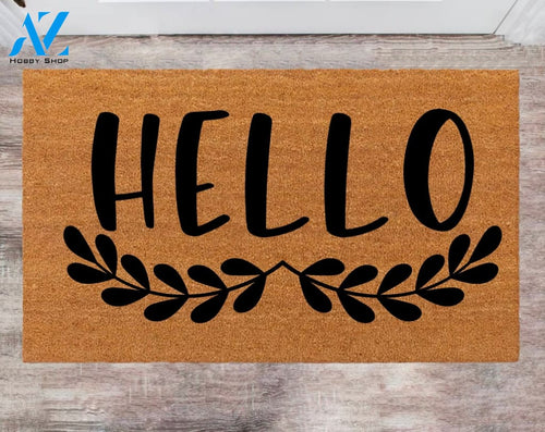 Hello Doormat Customized Closing Gift Front Doormats Unique Christmas Gift House Warming Gift Porch Decor