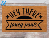 Hey There Fancy Pants Custom Cute Doormat Family Name Rug Christmas Gift Monogram Rug Porch Decor