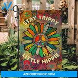 Hippie symbol, Colorful sunflower, Stay trippy, Little hippie - Jesus Flag