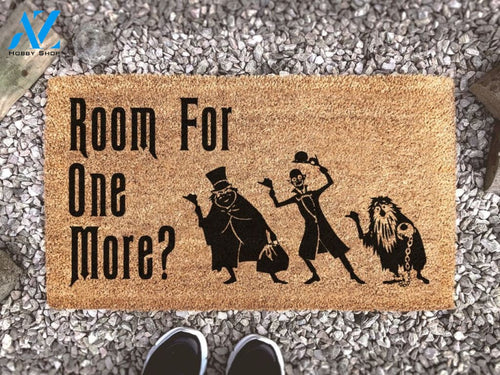Hitchhiking Ghosts - Room For One More - Welcome Foolish Mortals Doormat - Haunted Mansion