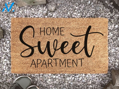 Home Sweet Apartment Doormat - Coir Doormat - Welcome Mat - Home Door Mat - Gift for Them - Housewarming Gift -