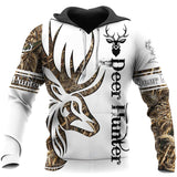 Hunting Gifts Deer Hunting Gifts Camo Tattoo Deer Unisex Hoodie