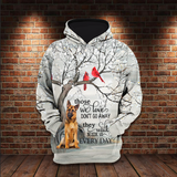 German Shepherd Don't Go Away All Over Printed Printed Unisex Hoodie