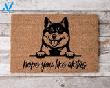Hope You Like Akitas Welcome Mat Perfect Gift for Dog Owner Pet Lover Personalized Doormat New Home Decor |