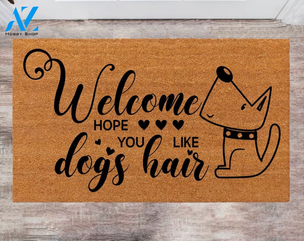 Hope You like Dogs Wedding Gift Christmas decoration Last Name Doormat Family Name Rug Porch Decor