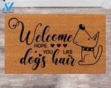 Hope You like Dogs Wedding Gift Christmas decoration Last Name Doormat Family Name Rug Porch Decor