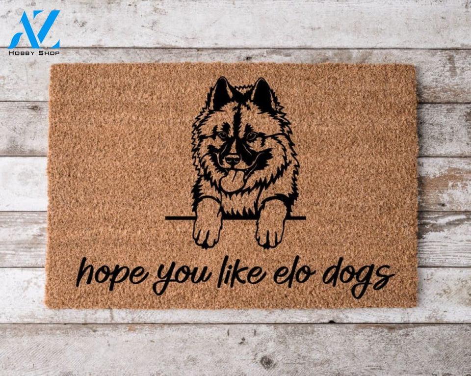 Hope You Like Elo Dogs Welcome Mat Perfect Gift for Dog Owner Pet Lover Personalized Doormat Home Decor |