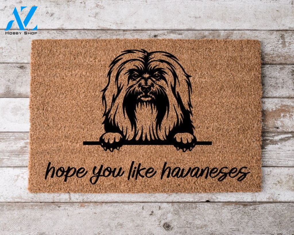 Hope You Like Havanese Dogs Welcome Mat Perfect Gift for Dog Owner Pet Lover Personalized Doormat Home Decor |