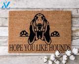 Hope You Like Hounds Welcome Mat Perfect Gift for Dog Owner Pet Lover Personalized Doormat New Home Decor |
