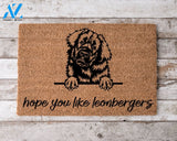 Hope You Like Leonbergers Welcome Mat Perfect Gift for Dog Owner Pet Lover Personalized Doormat Home Decor |