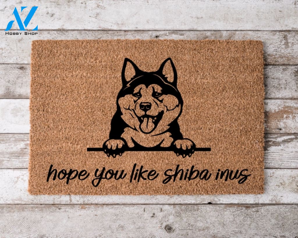 Hope You Like Shiba Inus Welcome Mat Perfect Gift for Dog Owner Pet Lover Personalized Doormat New Home Decor |