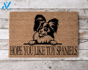 Hope You Like Toy Spaniels Welcome Mat Perfect Gift for Dog Owner Pet Lover Personalized Doormat New Home Decor |