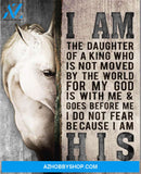 [CUSTOM] Horse Canvas Full Size Canvas I Am The Daughter Of A King