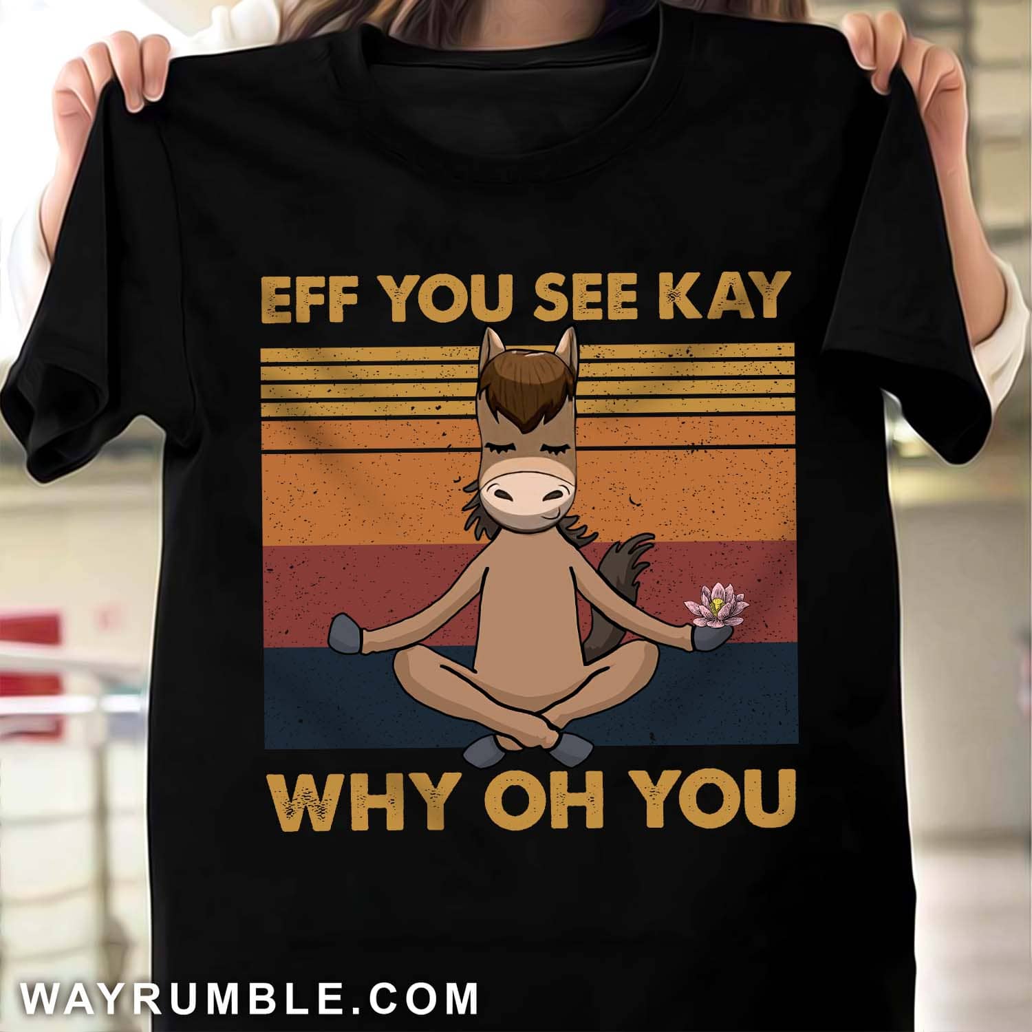 Horse, Meditation - Eff you see kay Apparel