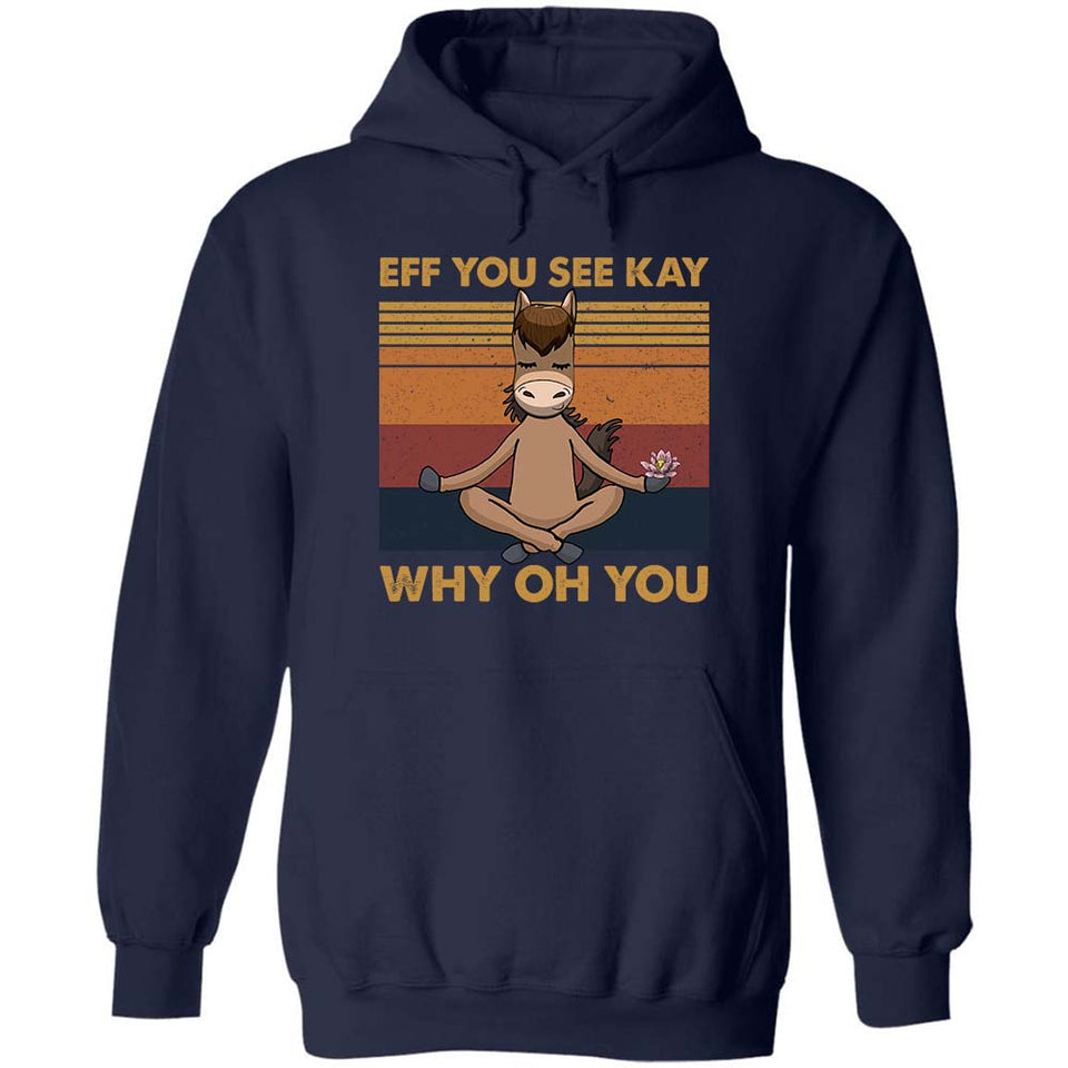 Horse, Meditation - Eff you see kay Apparel