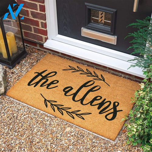 Housewarming Gift New Home Gift Wedding Gift Personalized Gift Welcome Door Mat Personalized Custom Doormat |