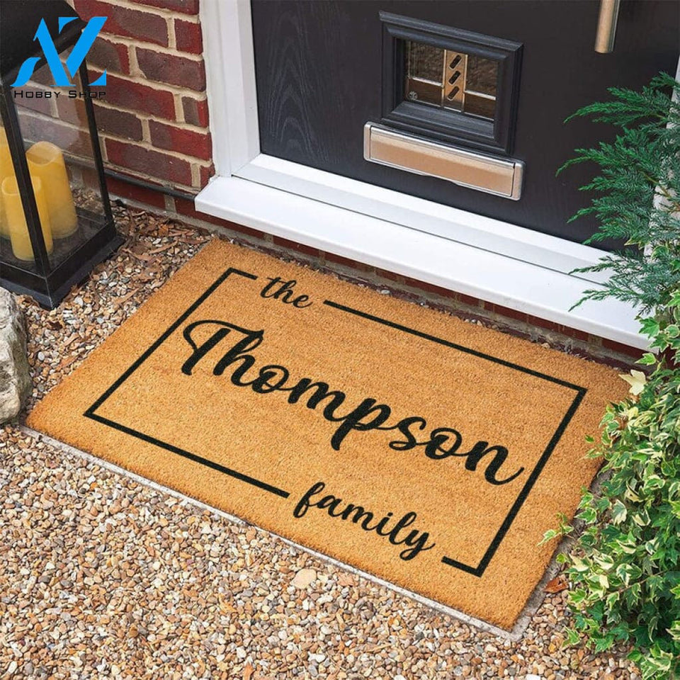 Housewarming Gift Personalized Custom Doormat New Home Gift Wedding Gift Personalized Gift Welcome Door Mat |