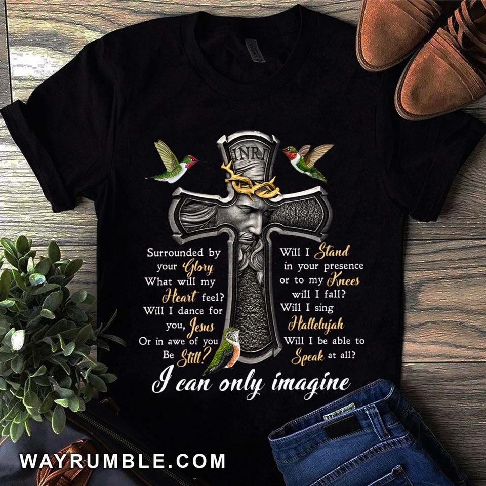 Hummingbird and the cross - I can only imagine seeing you my lord Apparel