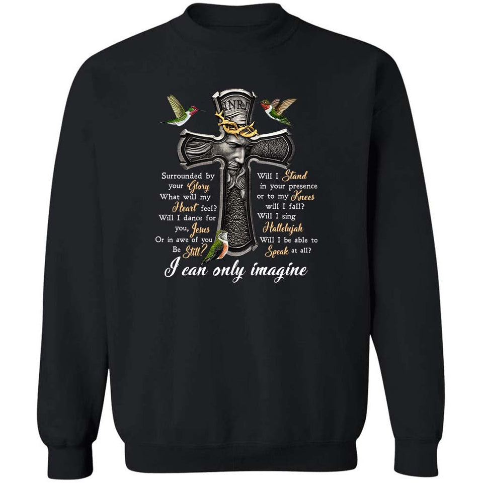 Hummingbird and the cross - I can only imagine seeing you my lord Apparel